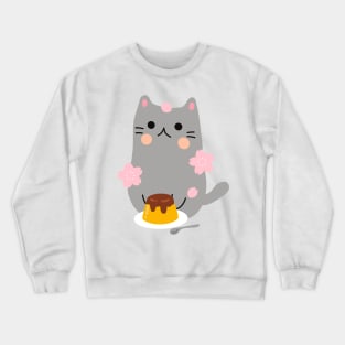 Pudding cat Crewneck Sweatshirt